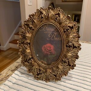 Vintage Ornate Gold Picture Frame